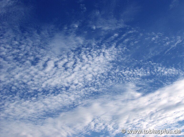 Wolke - Kumulus cumulus wolken blau