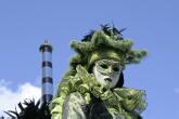 Venedig grüne Maske